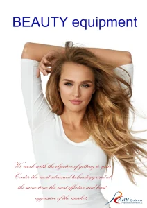 Promotional image of Beauty equipment, professional aesthetic devices with advanced technology for beauty centers.