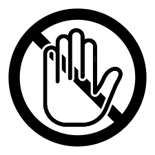 Icon of a hand inside a crossed-out circle, representing an automated system without the need for manual intervention.